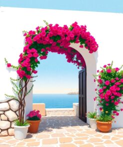 Flower Arch Paint Numbers