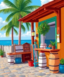 Street Stand Paint Numbers