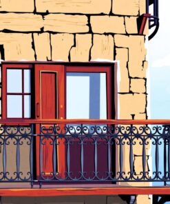 Iron Balcony Paint Numbers