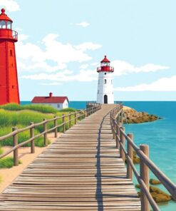 Point Boardwalk Paint Numbers