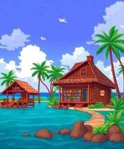 Island Library Paint Numbers