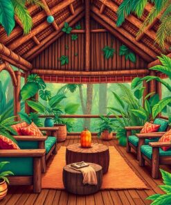 Cabin Lounge Paint Numbers