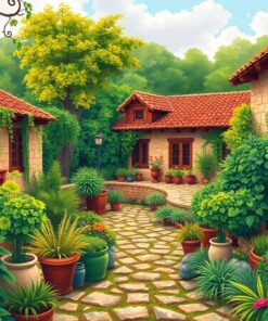 Courtyard Press Paint Numbers