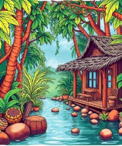 Shack Retreat Paint Numbers