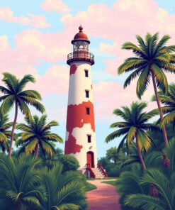 Among Palms Paint Numbers