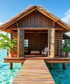 Overwater Room Paint Numbers