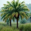 Rustic Palm Pasture Rain paint by numbers