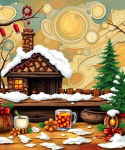 Rustic Rum Holiday Pour Paint By Numbers