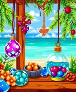 Glass Ornaments Paint Numbers