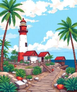 Coastal Outpost Paint Numbers