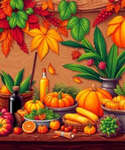 Fall Feast Paint Numbers