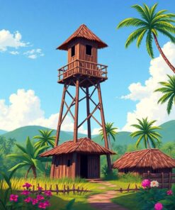 Farm Tower Paint Numbers