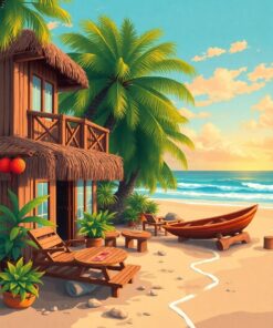 Surf Retreat Paint Numbers