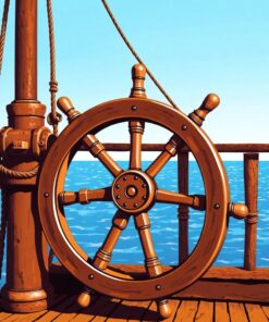 Ship Wheel Paint Numbers
