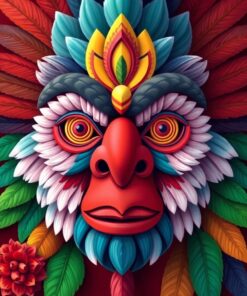 Feather Adornments Paint Numbers