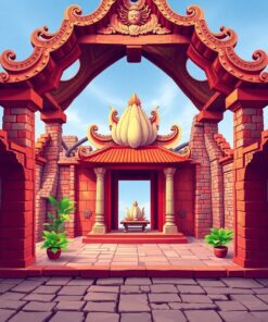 Lotus Shrine Paint Numbers