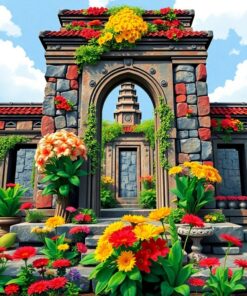 Flower Arrangement Paint Numbers