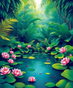 Fern Pool Paint Numbers