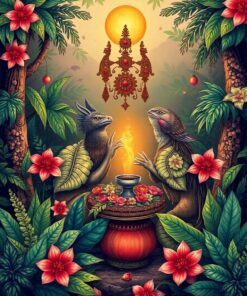 Tropical Offering Paint Numbers