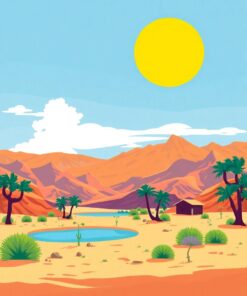 Desert Oasis Paint Numbers