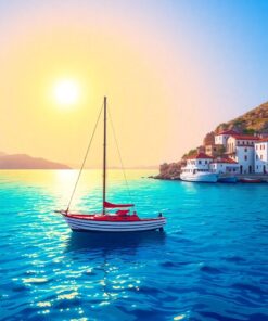 Greek Waters Paint Numbers