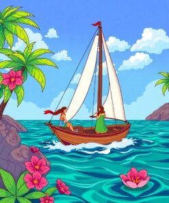 Emerald Tropics Paint Numbers