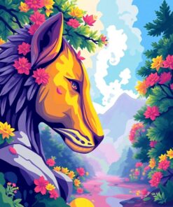 Glass Waves Paint Numbers