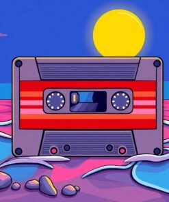 Mixtape Case Paint Numbers