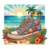 Sandy Sneaker Shell Oasis Paint By Numbers