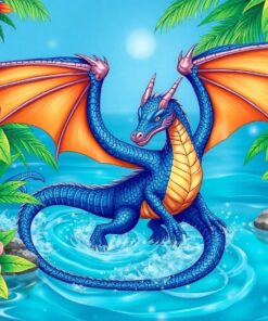 Tropical Plunge Paint Numbers