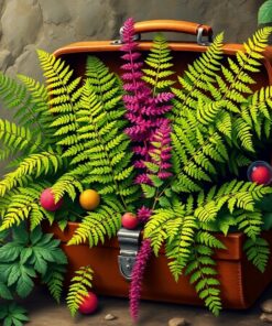 Realistic Ferns Paint Numbers