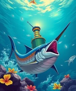 Tropical Marlin Paint Numbers