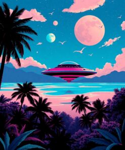 Tropical Lagoon Paint Numbers