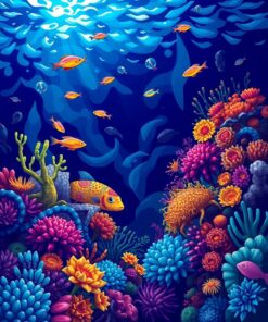 Tropical Abyss Paint Numbers