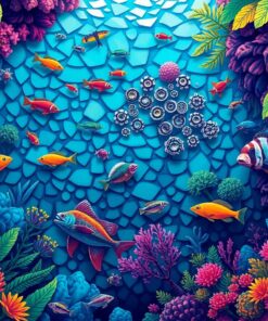 Scales Of Tropical Abyss Paint By Numbers