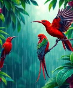 Tropical Rain Paint Numbers