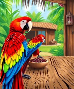 Rustic Table Paint Numbers