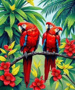 Tropical Impressionism Paint Numbers