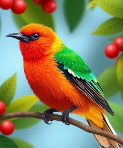 Tropical Perch Paint Numbers