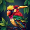 Bird Portrait Paint Numbers