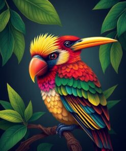 Bird Portrait Paint Numbers