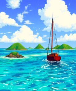 Tropical Atolls Paint Numbers