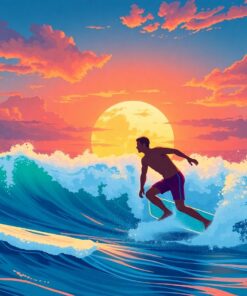 Screening Realistic Surf Films Paint By Numbers