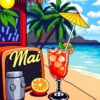 Mai Tai Paint Numbers