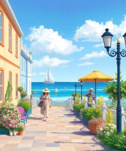 Easter Promenade Paint Numbers