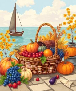 Harvest Basket Paint Numbers