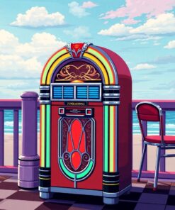 Jukebox Melody Paint Numbers