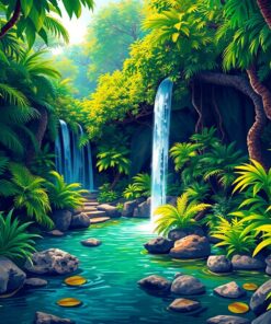 Jungle Oasis Paint Numbers