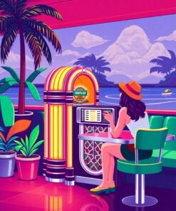 Diner Tunes Paint Numbers