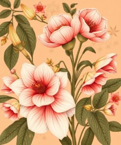 Botanical Elegance Paint Numbers